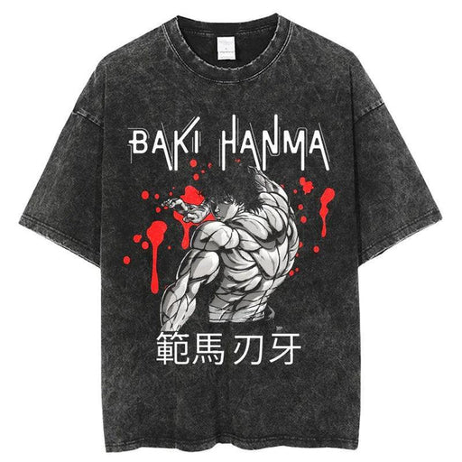 T-Shirt Baki - Hanma-Manga Shop-Manga Shop
