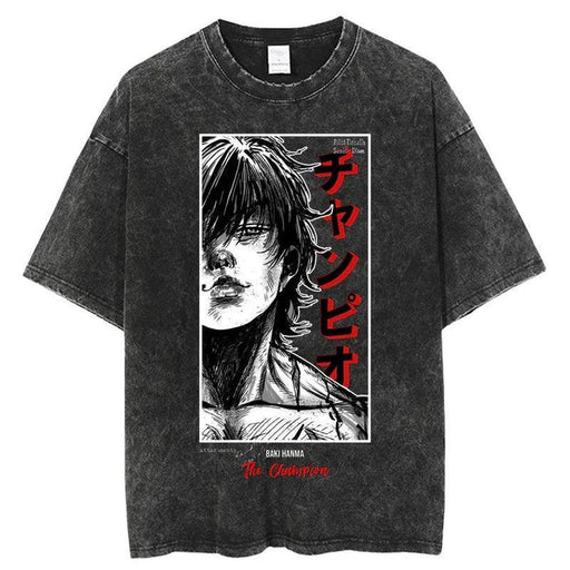T-Shirt Baki - The Champion-Manga Shop-Manga Shop
