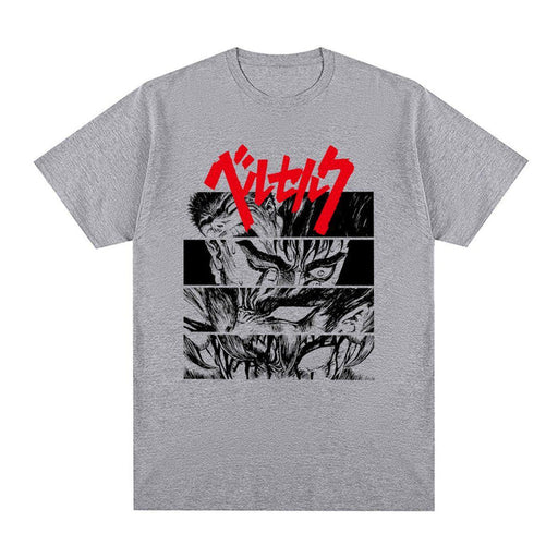 T-Shirt Berserk - Blood-Manga Shop-Gris-XS-Manga Shop