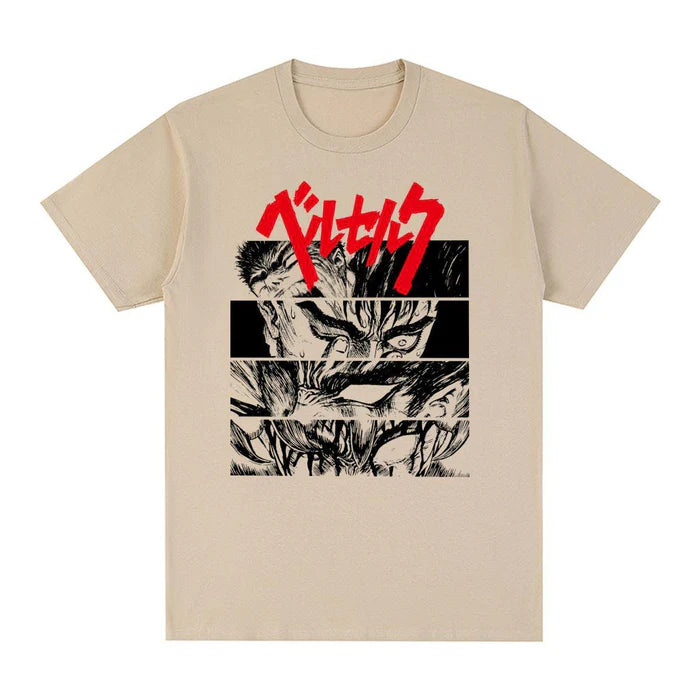 T-Shirt Berserk - Blood-Manga Shop-Beige-XS-Manga Shop