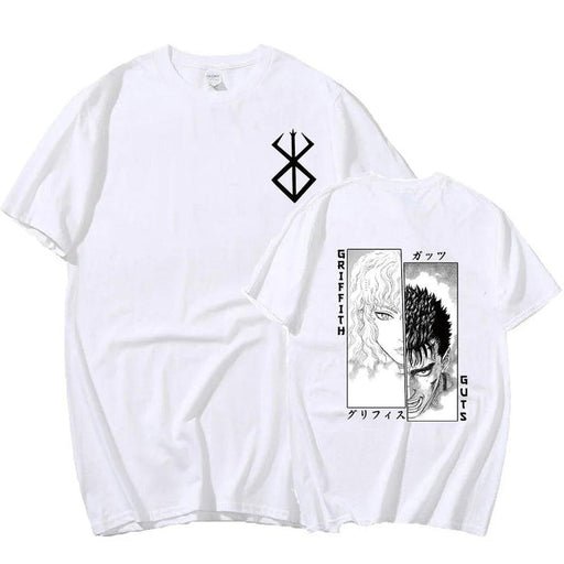 T-Shirt Berserk - Intense Eyes-Manga Shop-Blanc-XS-Manga Shop