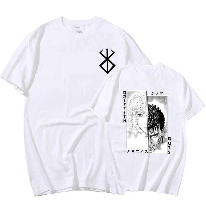 T-Shirt Berserk - Intense Eyes-Manga Shop-Blanc-XS-Manga Shop