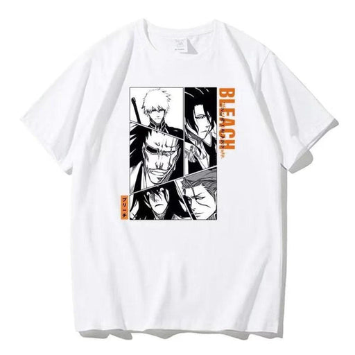 T-Shirt Bleach - Capitaines-Manga Shop-Blanc-XS-Manga Shop