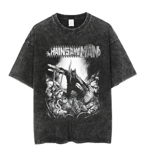 T-Shirt Chainsaw Man - Hell-Manga Shop-Manga Shop