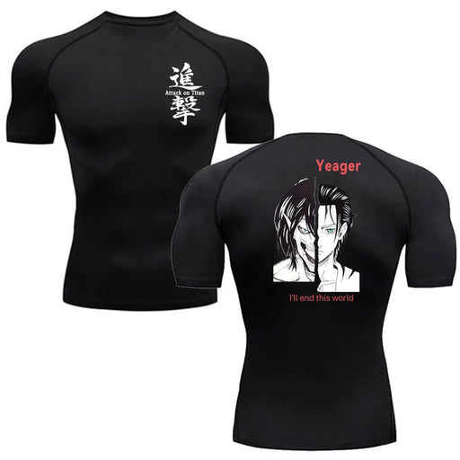 T-Shirt de Compression - Attaque des Titans-Manga Shop-Manga Shop