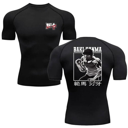 T-Shirt de Compression - Baki Boxing-MANGA SHOP-Manga Shop