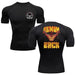 T-Shirt de Compression - Baki Demon Back-MANGA SHOP-Manga Shop
