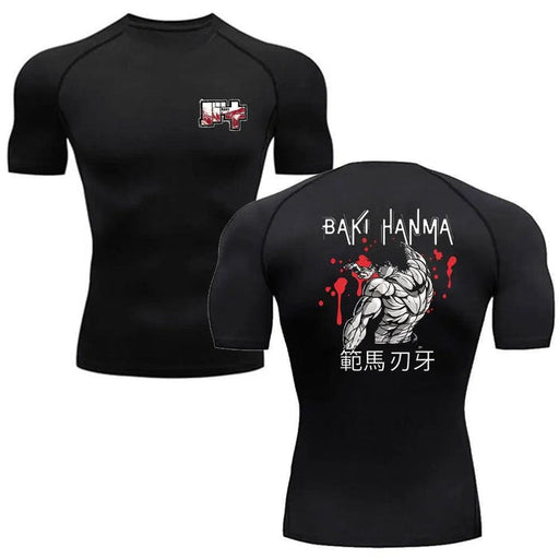 T-Shirt de Compression - Baki Hanma-MANGA SHOP-Manga Shop