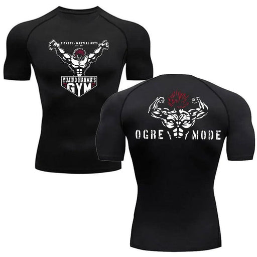 T-Shirt de Compression - Baki Ogre Mode-MANGA SHOP-Manga Shop