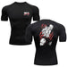T-Shirt de Compression - Baki Shadow-MANGA SHOP-Manga Shop