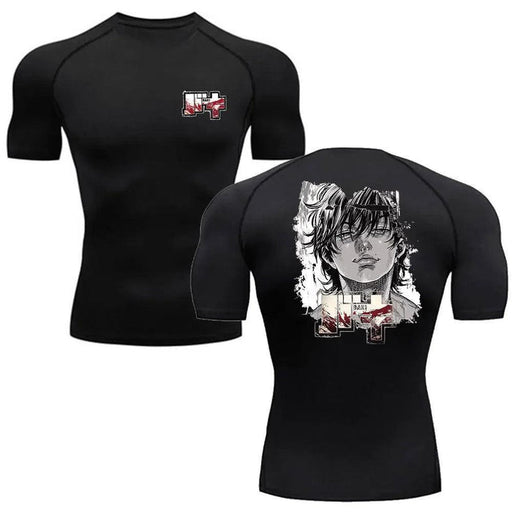 T-Shirt de Compression - Baki Stronger-MANGA SHOP-Manga Shop