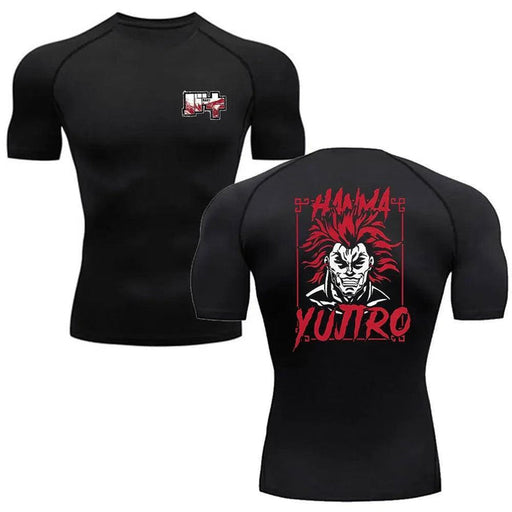 T-Shirt de Compression - Baki Yujiro Hanma-MANGA SHOP-Manga Shop