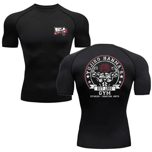 T-Shirt de Compression - Baki Yujiro's Gym-MANGA SHOP-Manga Shop