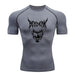 T-Shirt de Compression - Berserk Folie-MANGA SHOP-Gris/Noir-XS-Manga Shop