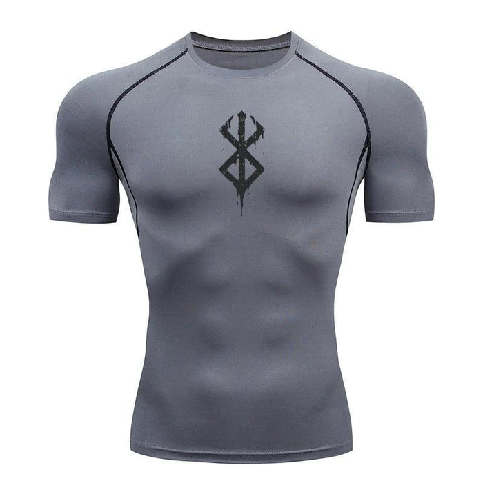 T-Shirt de Compression - Berserk-MANGA SHOP-Gris-S-Manga Shop