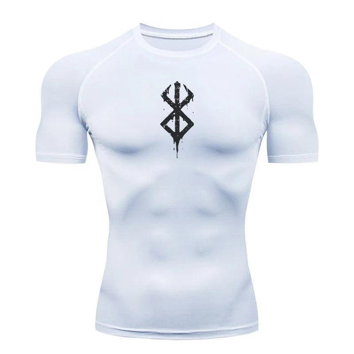 T-Shirt de Compression - Berserk-MANGA SHOP-Blanc-S-Manga Shop