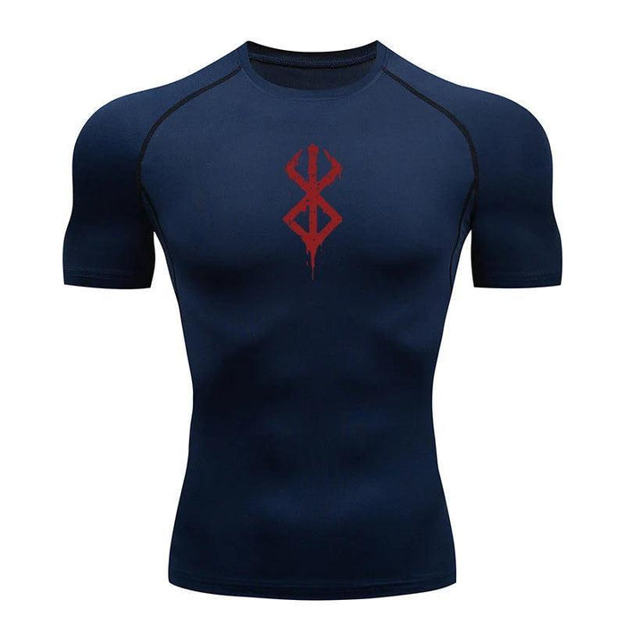 T-Shirt de Compression - Berserk-MANGA SHOP-Marine-S-Manga Shop