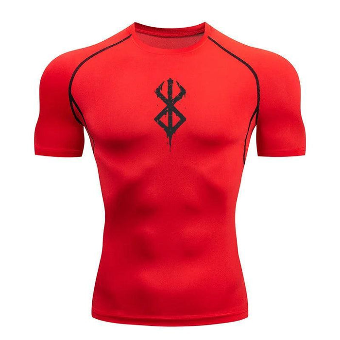 T-Shirt de Compression - Berserk-MANGA SHOP-Rouge-S-Manga Shop