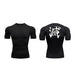T-Shirt de Compression - Demon Slayer-MANGA SHOP-Noir-XS-Manga Shop