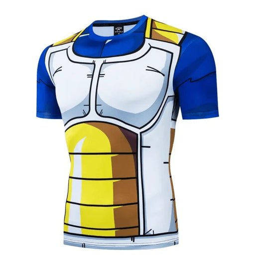 T-Shirt de Compression - Dragon Ball Vegeta-MANGA SHOP-Manches courtes-XS-Manga Shop