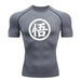 T-Shirt de Compression - Dragon Ball Z-Manga Shop-Gris-XS-Manga Shop