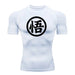 T-Shirt de Compression - Dragon Ball Z-Manga Shop-Blanc-XS-Manga Shop