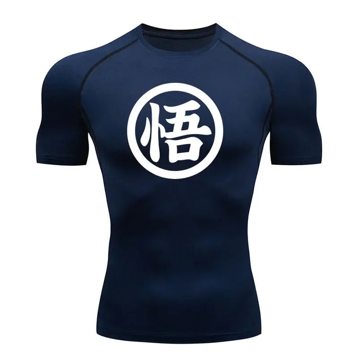 T-Shirt de Compression - Dragon Ball Z-Manga Shop-Marine-XS-Manga Shop