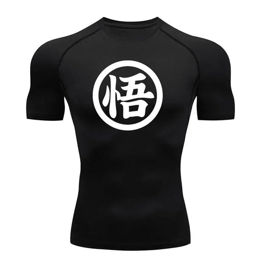 T-Shirt de Compression - Dragon Ball Z-Manga Shop-Noir-XS-Manga Shop