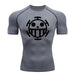 T-Shirt de Compression - Jolly Roger-Manga Shop-Gris-XS-Manga Shop