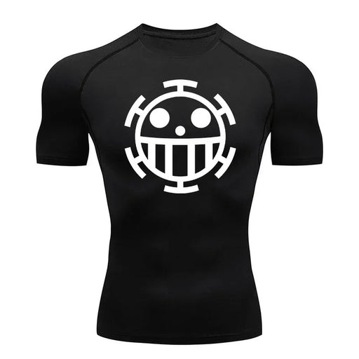 T-Shirt de Compression - Jolly Roger-Manga Shop-Noir-XS-Manga Shop
