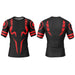 T-Shirt de Compression - Jujutsu Kaisen-MANGA SHOP-XS-Noir/Rouge-Manga Shop