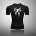 T-Shirt de Compression - l'Homme Araignée-MANGA SHOP-Noir-XS-Manga Shop