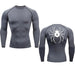 T-Shirt de Compression Manche Longue - Hunter x Hunter-MANGA SHOP-Gris/Blanc-XS-Manga Shop