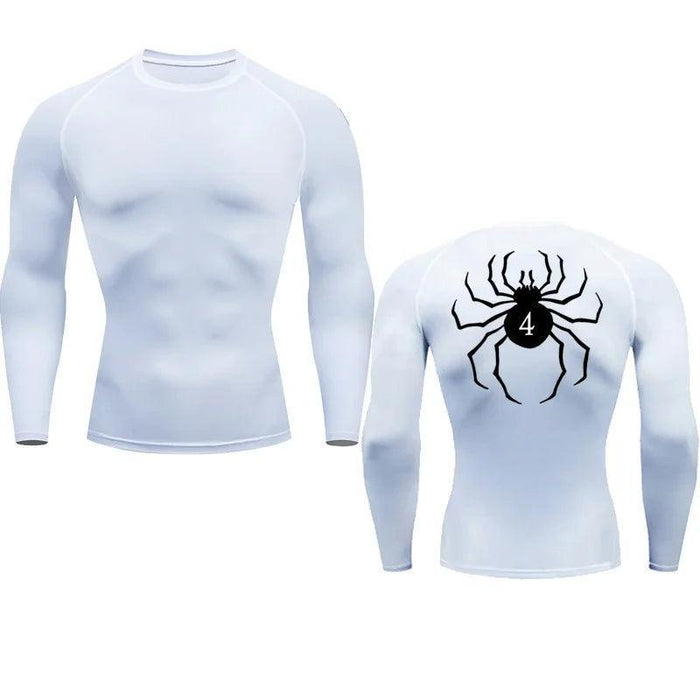T-Shirt de Compression Manche Longue - Hunter x Hunter-MANGA SHOP-Blanc-XS-Manga Shop