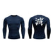 T-Shirt de Compression Manches Longues - Demon Slayer-MANGA SHOP-Marine-XS-Manga Shop