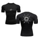 T-Shirt de Compression - Naruto Konoha "Déserteur"-Manga Shop-Noir-XS-Manga Shop