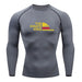T-Shirt de Compression - One Piece Pirate King Manche Longue-Manga Shop-Gris-XS-Manga Shop