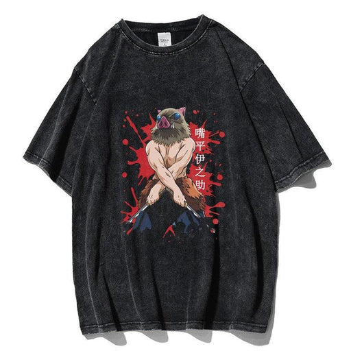 T-Shirt Demon Slayer - Inosuke Fury-Manga Shop-Manga Shop