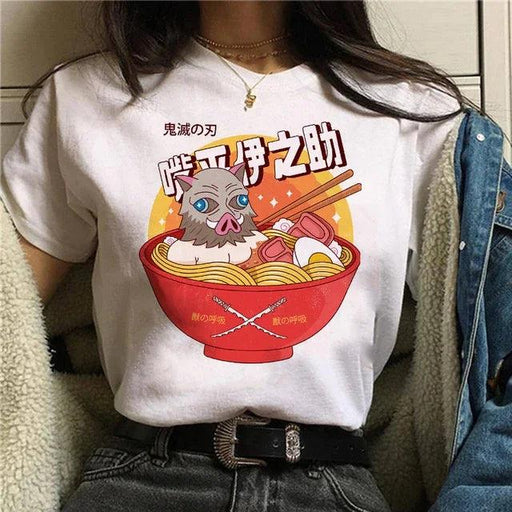 T-Shirt Demon Slayer - Inosuke Noodle-Manga Shop-Manga Shop