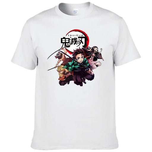 T-Shirt Demon Slayer - Kimetsu no Yaiba-Manga Shop-Blanc-XS-Manga Shop