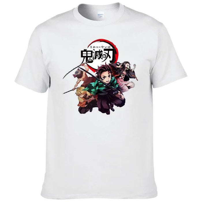 T-Shirt Demon Slayer - Kimetsu no Yaiba-Manga Shop-Blanc-XS-Manga Shop