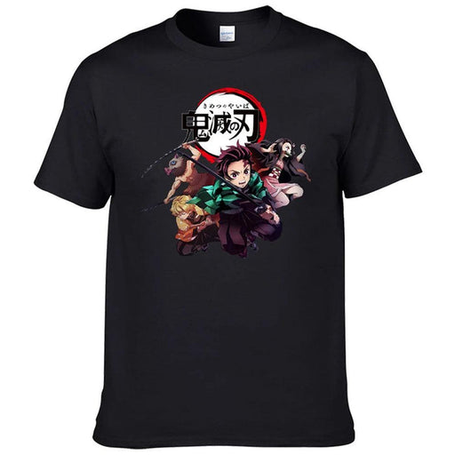 T-Shirt Demon Slayer - Kimetsu no Yaiba-Manga Shop-Noir-XS-Manga Shop