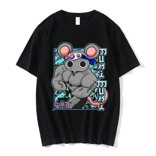 T-Shirt Demon Slayer - Muki Muki Gym-Manga Shop-Noir-XS-Manga Shop