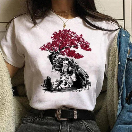 T-Shirt Demon Slayer - Nezuko Flower-Manga Shop-Manga Shop