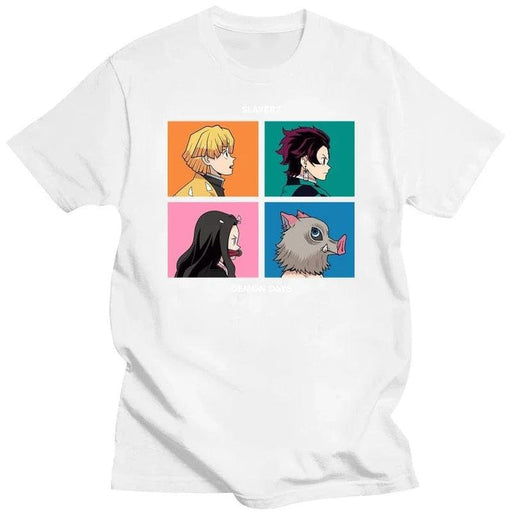 T-Shirt Demon Slayer - Slayerz-Manga Shop-Blanc-XS-Manga Shop