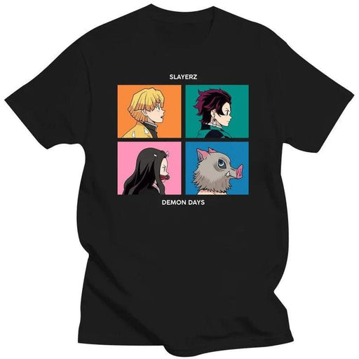 T-Shirt Demon Slayer - Slayerz-Manga Shop-Noir-XS-Manga Shop