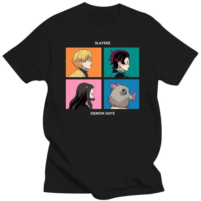 T-Shirt Demon Slayer - Slayerz-Manga Shop-Noir-XS-Manga Shop