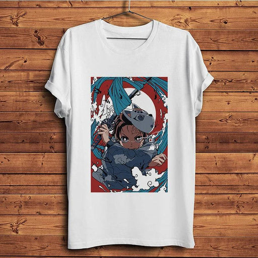 T-Shirt Demon Slayer - Tanjiro Kamado Water Breath-Manga Shop-Manga Shop