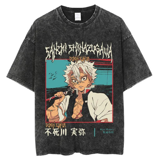T-shirt Demon Slayer - Vintage SHINAZUGAWA-Manga Shop-Manga Shop
