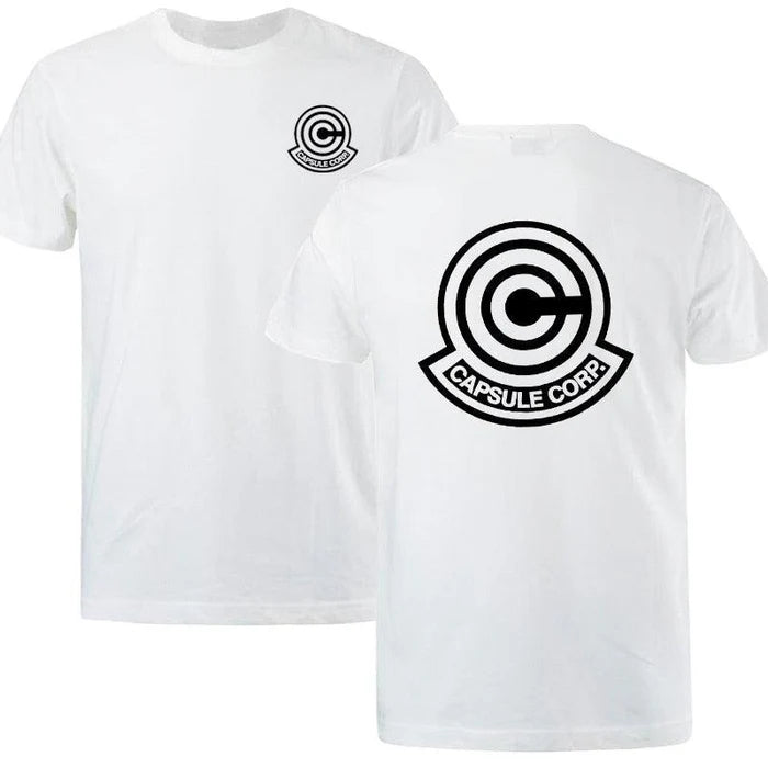 T-Shirt Dragon Ball Z - Capsule Logo-Manga Shop-Blanc-XS-Manga Shop
